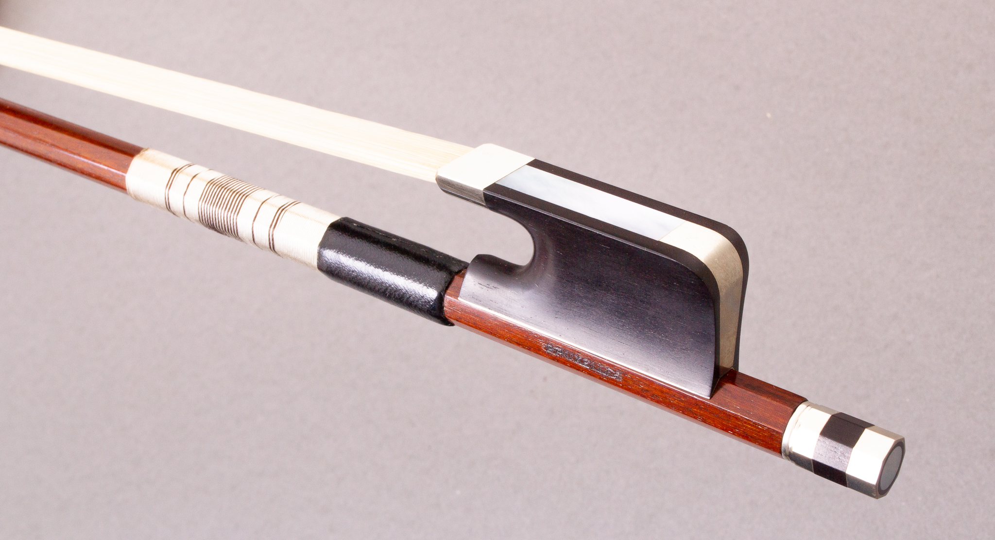 J.P. Bernard Nickel Mounted Cello Bow | Dolce Violins