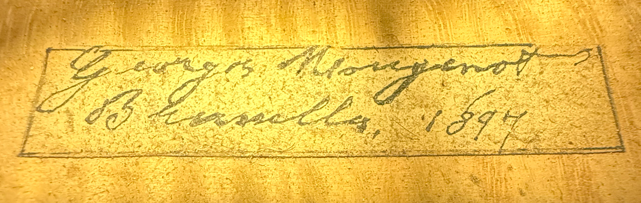 Georges Mougenot Violin - Bruxelles 1897-2