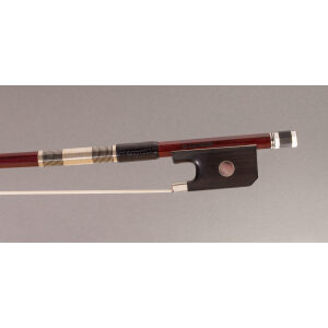 André Lavoye Silver Mounted Cello Bow